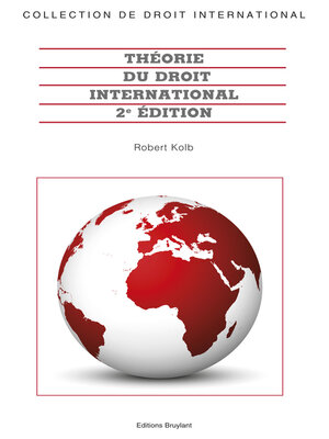 cover image of Théorie du droit international